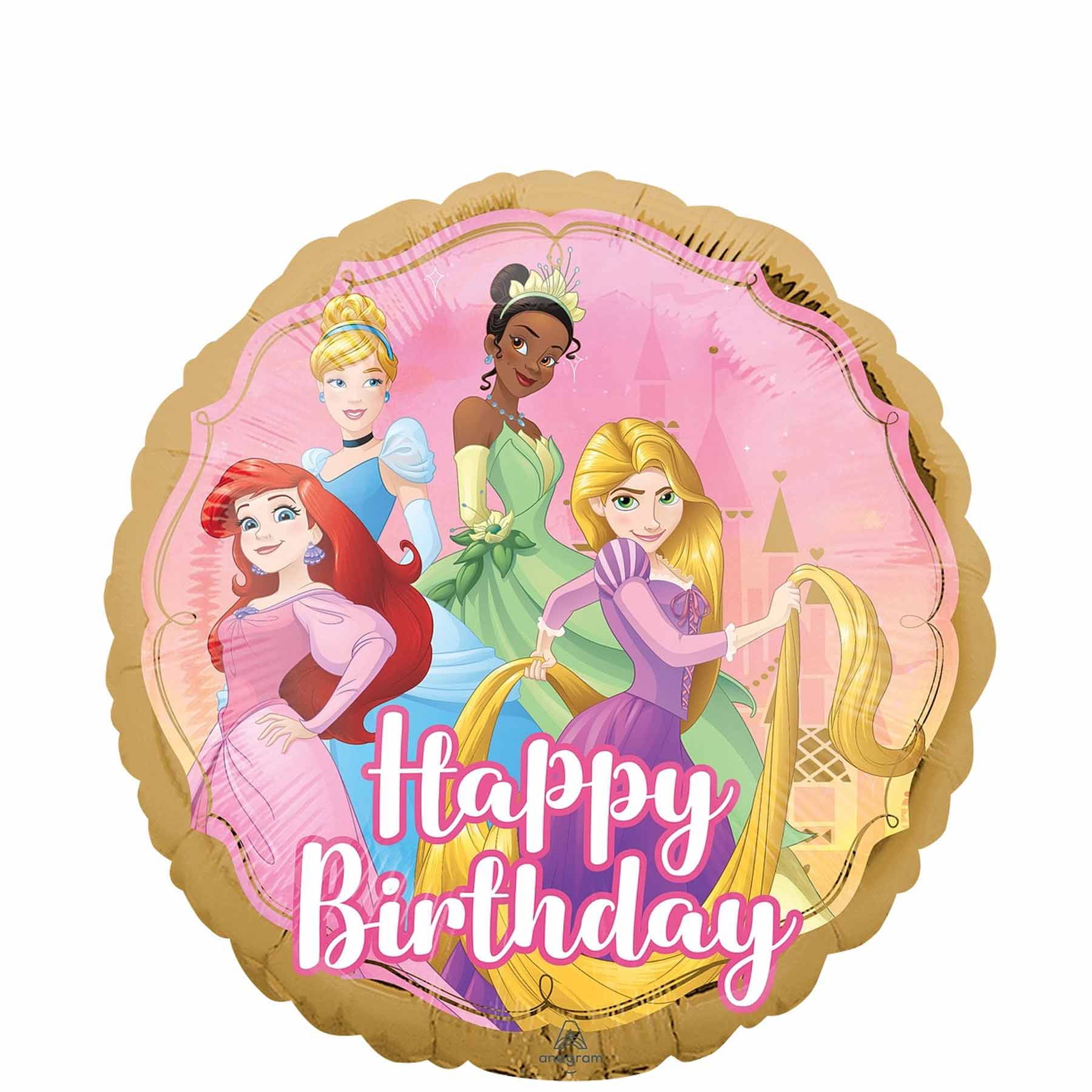 Princess Once Upon A Time Birthday Foil Balloon 45cm
