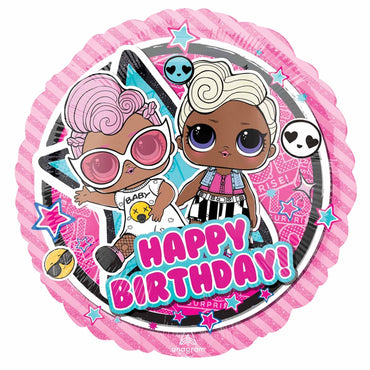 LOL Glam Birthday Foil Balloon 18in