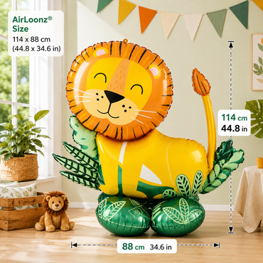 Get Wild Lion AirLoonz Balloon 114x88cm