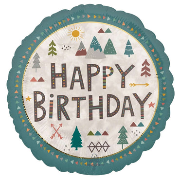Wilderness Birthday Jumbo Foil Balloon 71cm
