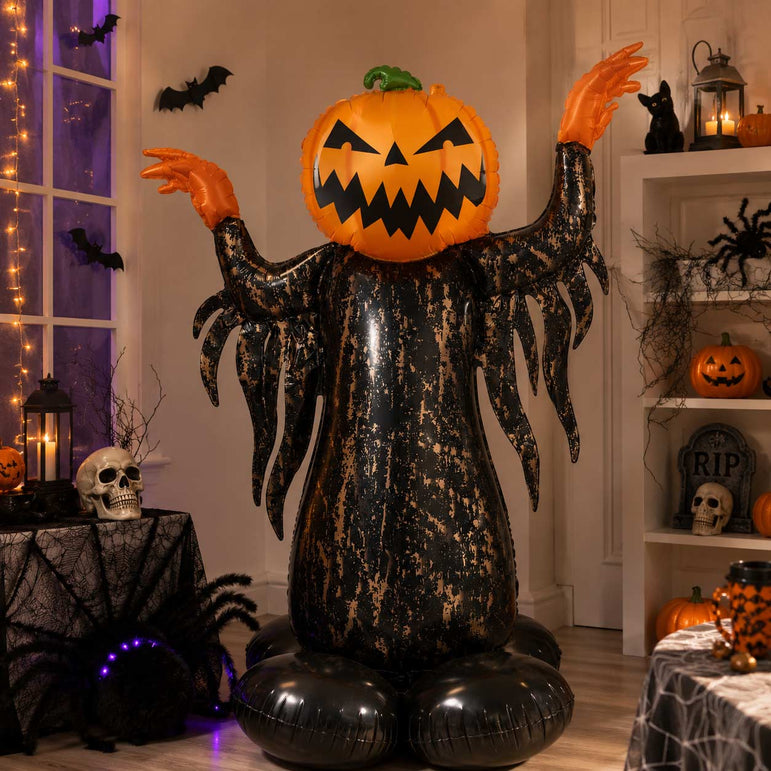 Pumpkin Head Ghost AirLoonz Balloon 93x134cm
