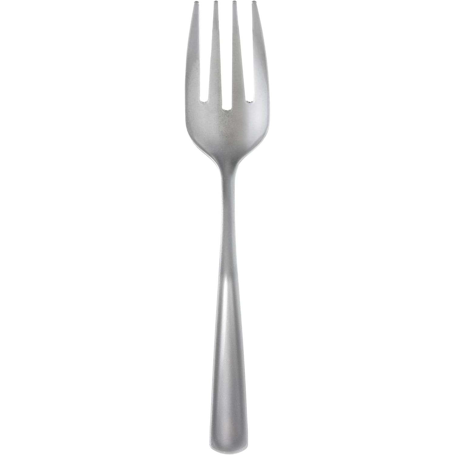 Silver Serving Forks Plastic 9.75inches 2pcs