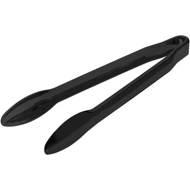 Jet Black Package Serving Plastic Tongs 2pcs
