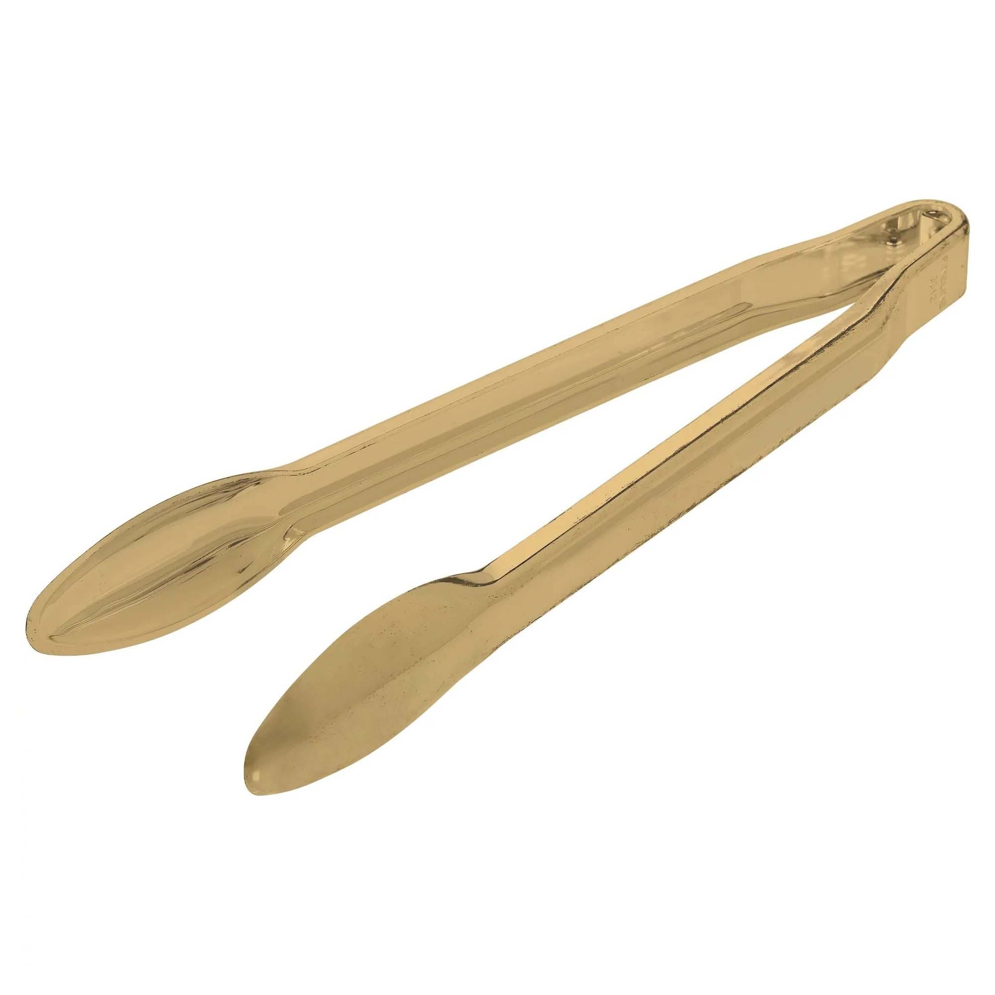 Gold Package Serving Plastic Tongs 2pcs