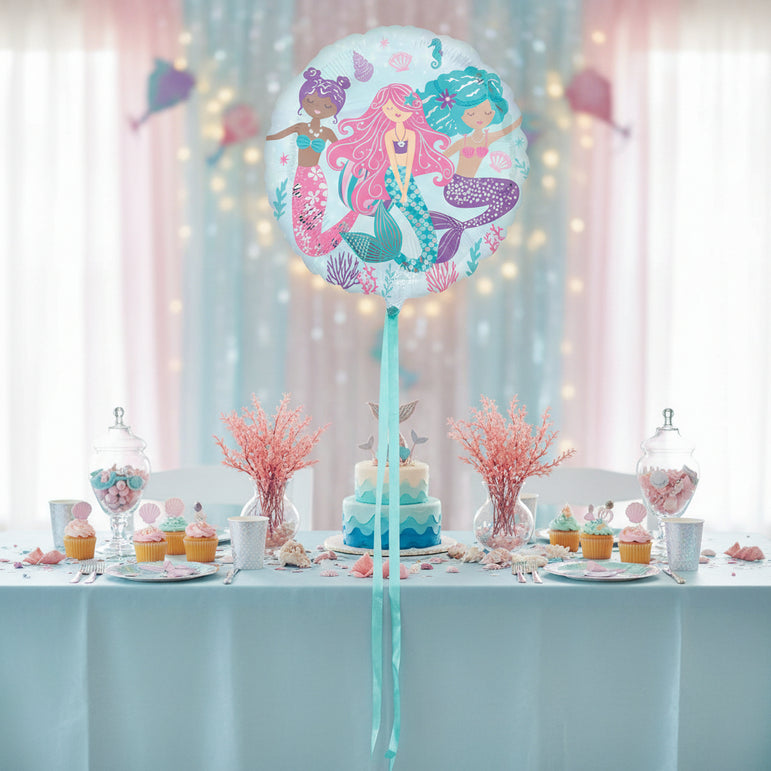 Shimmering Mermaid Jumbo Foil Balloon