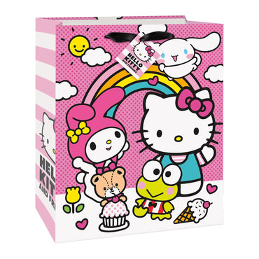 Hello Kitty and Friends Large Gift Bag with Ribbon Handle