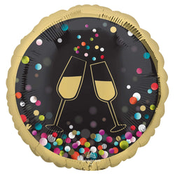 Colorful Confetti Foil Balloon 18in