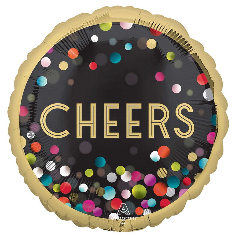 Colorful Confetti Foil Balloon 18in