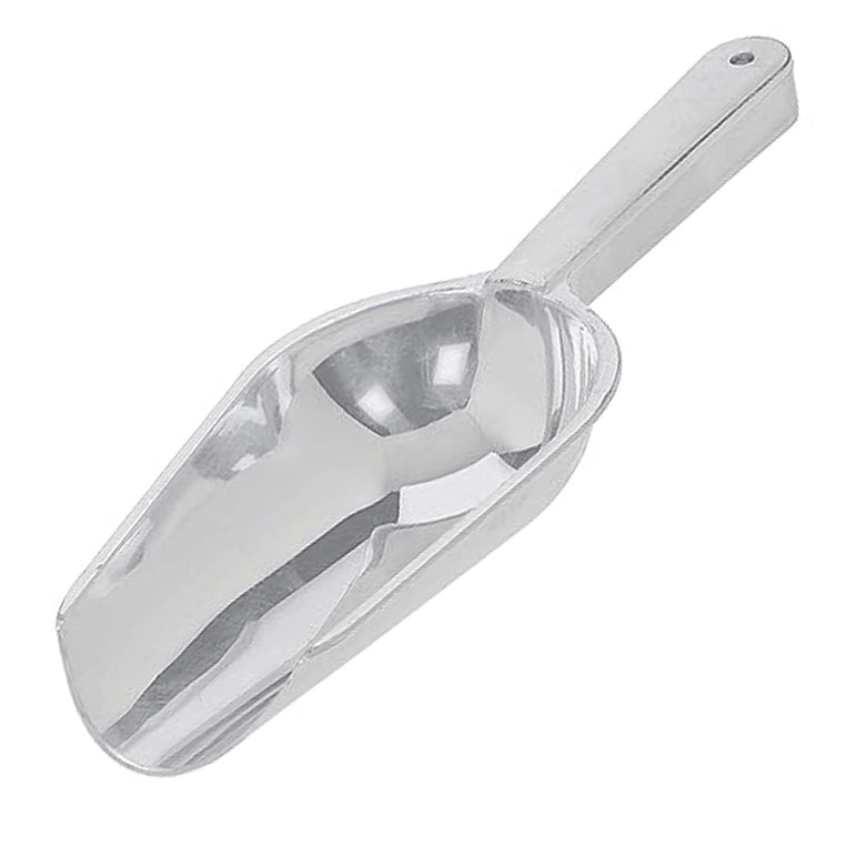 Silver Plastic Ice Scoop