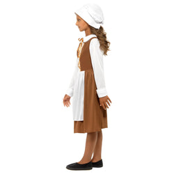 Child Tudor Girl Brown Costume