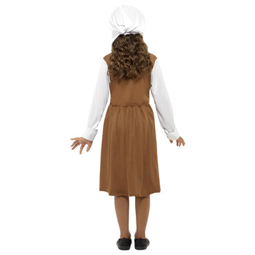 Child Tudor Girl Brown Costume