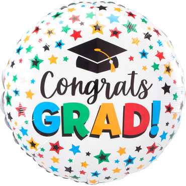 Graduation Multi-Colored Jumbo Balloon 71cm
