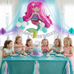 Mermaid Latex-Accented SuperShape 88x86cm