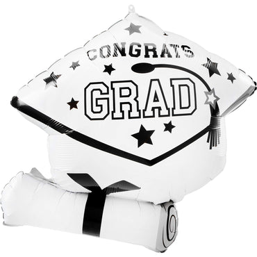 School Colors Be True to Your School - White SuperShape 63cm