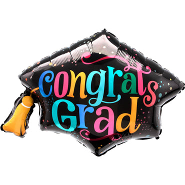 Follow Your Dreams Grad Cap SuperShape Balloon 78x55cm