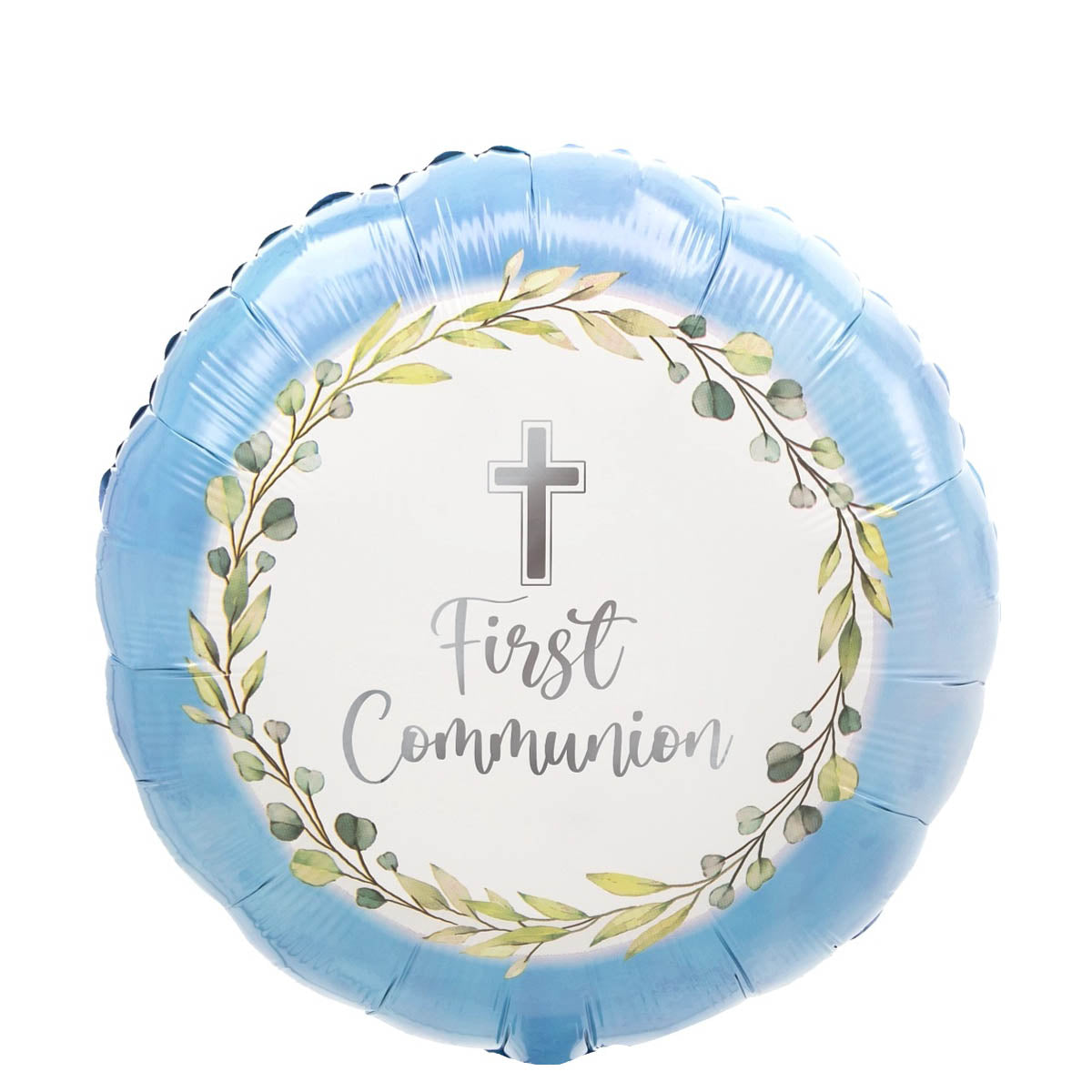 Blue my First Communion Foil Balloon 18in