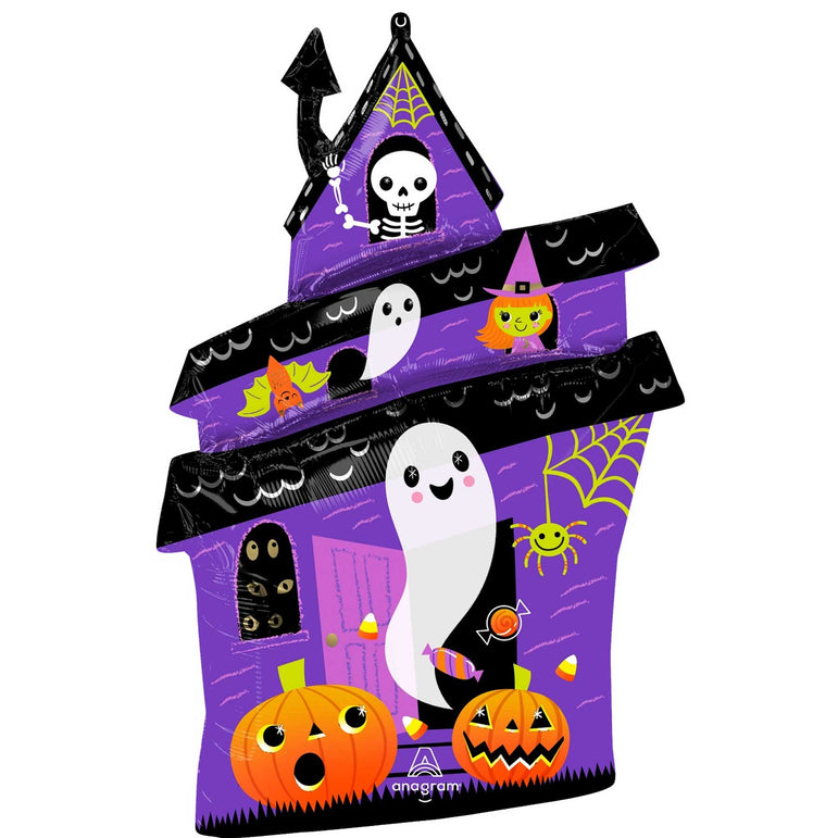 Halloween Haunted House SuperShape Balloon 58x81cm