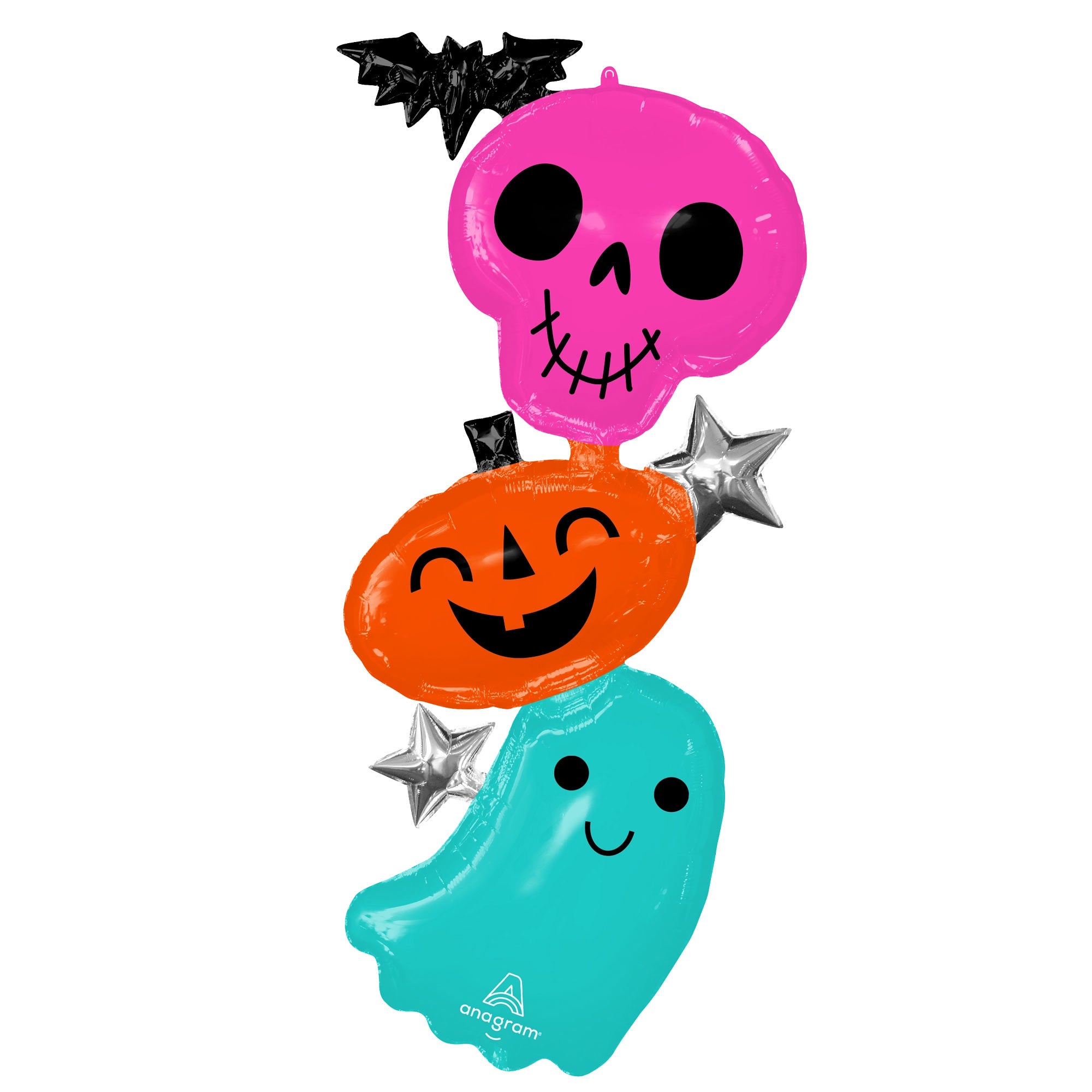 Mutli-Balloon Colorful & Creepy Halloween Characters