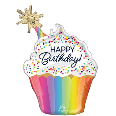 Confetti Sprinkle Birthday Supershape Foil Balloons