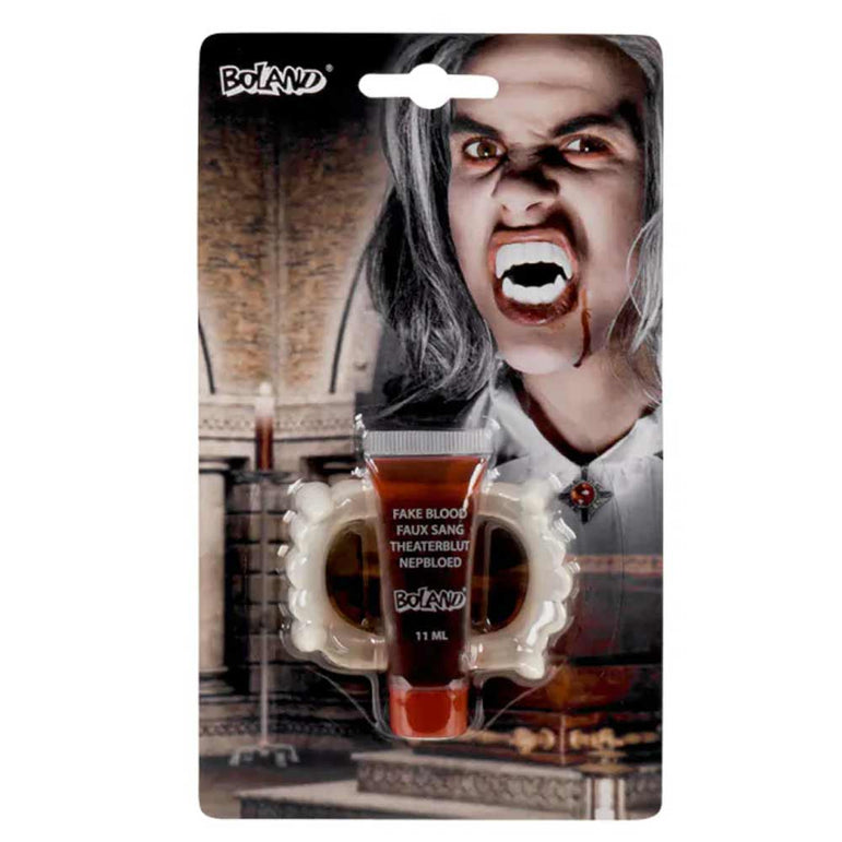 Vampire Set (Teeth & Fake Blood 11ml)