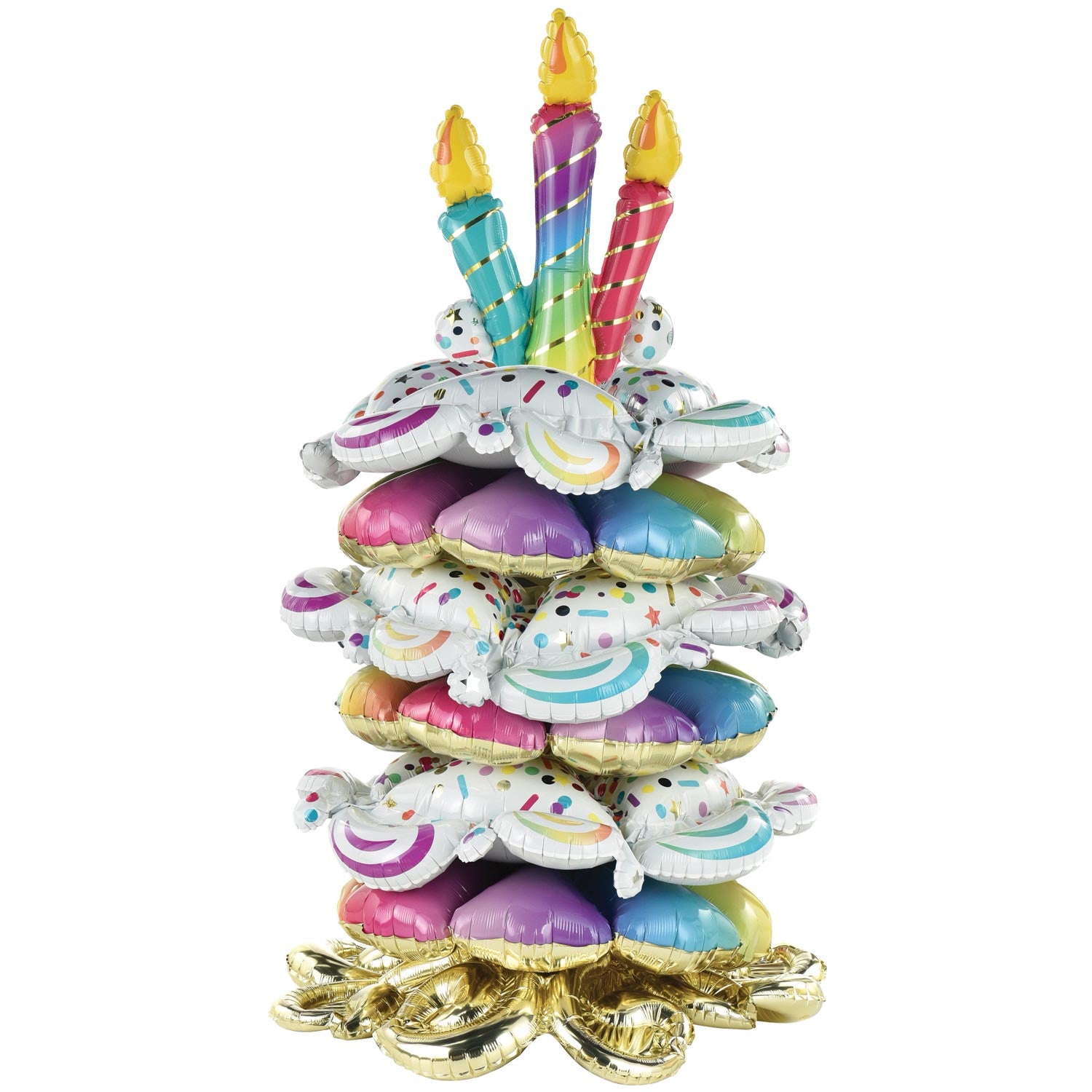 Birthday Cake Stacker Foil Balloon