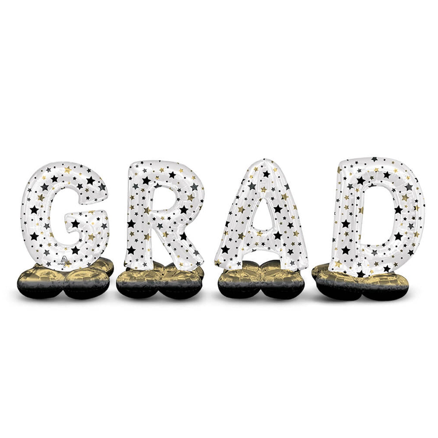 Ombre Grad Phrase Kit Airloonz Foil Balloon 4pcs