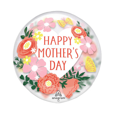 Happy Mothers Day Clear Blooms 18in