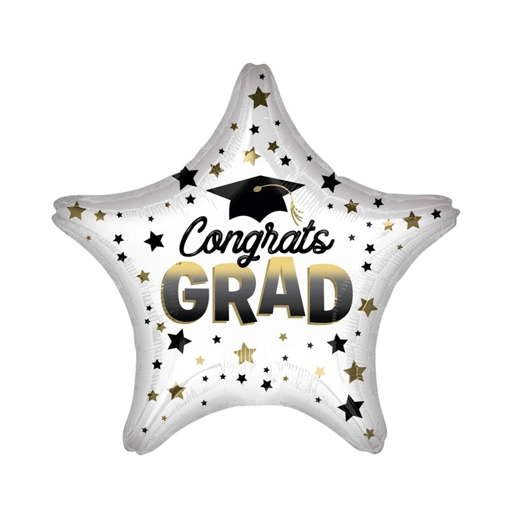 Diffused Ombre Star Congrats Grad 18in