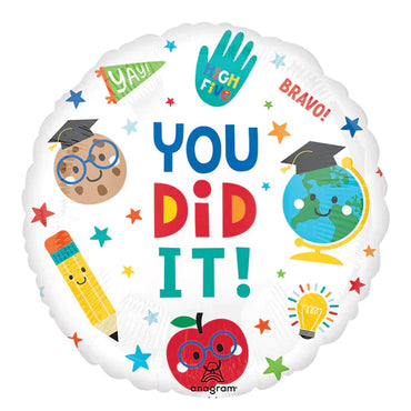 Graduation Fun You Did It 18in