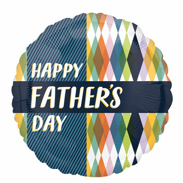 Father's Day Retro Renew Foil Balloon 18in