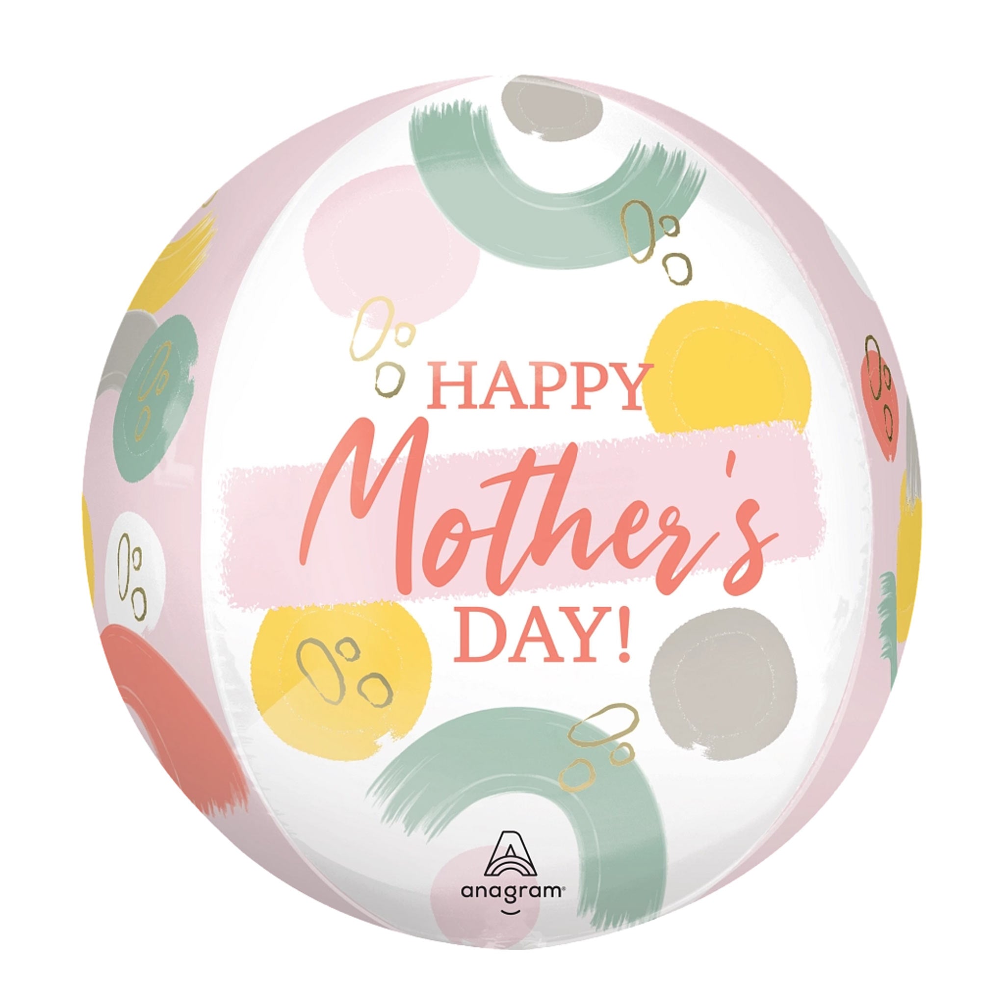 Happy Mothers Day Sketched Impressions Orbz Foil Balloon