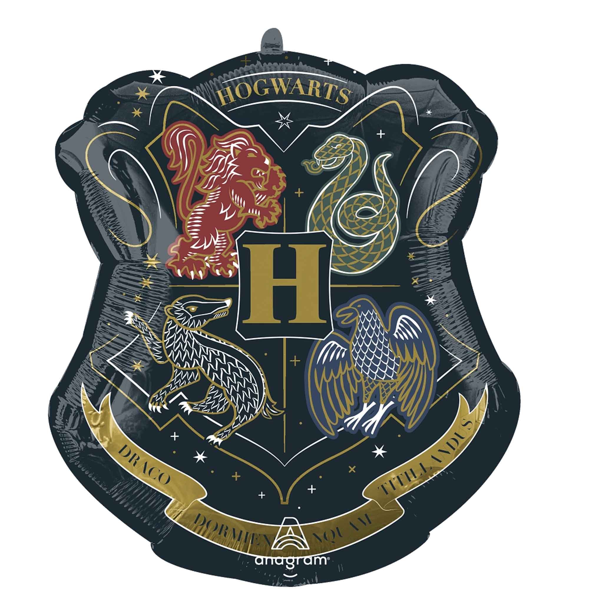 Harry Potter Hogwarts Crest SuperShape Foil Balloon
