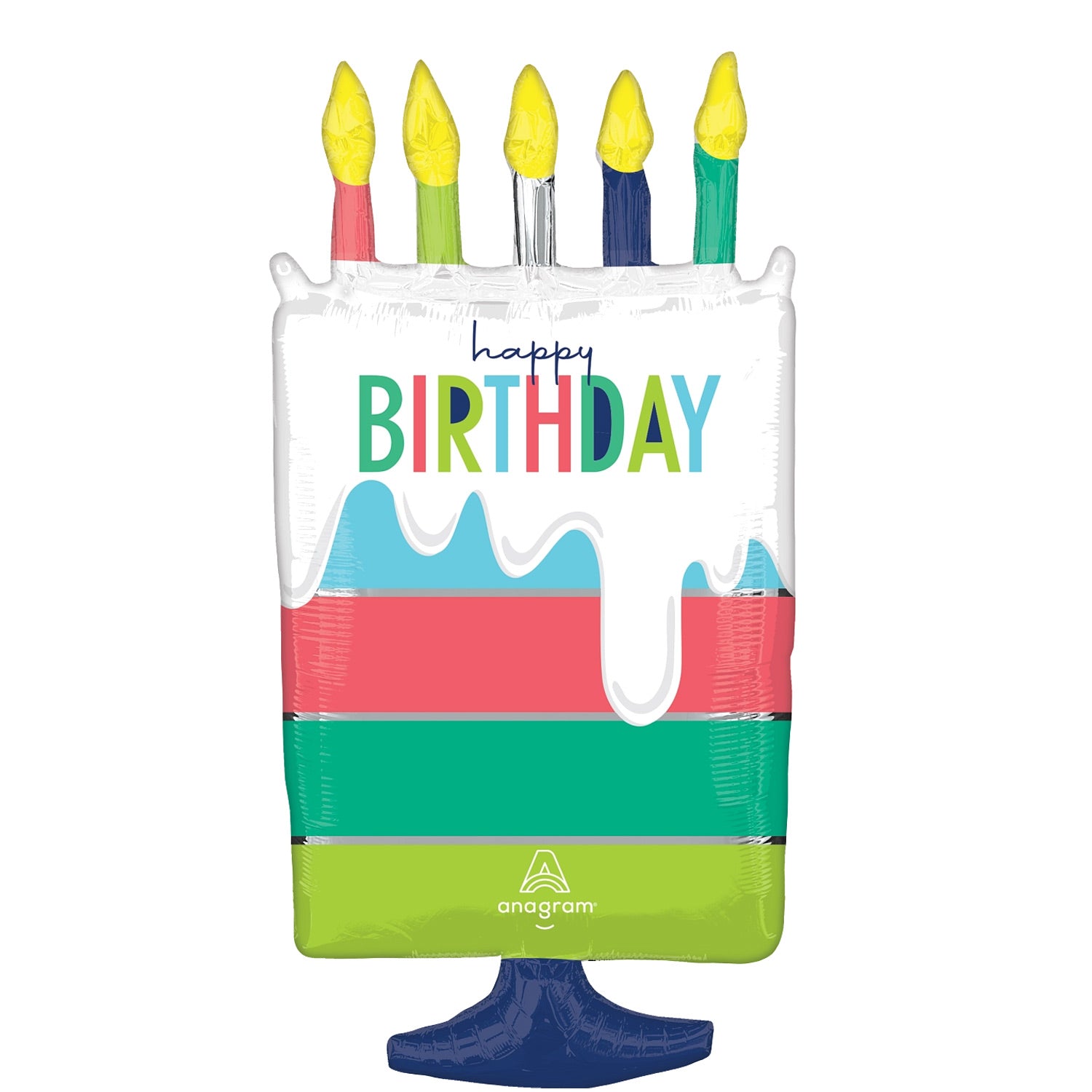 Modern Birthday Supershape Foil Balloon