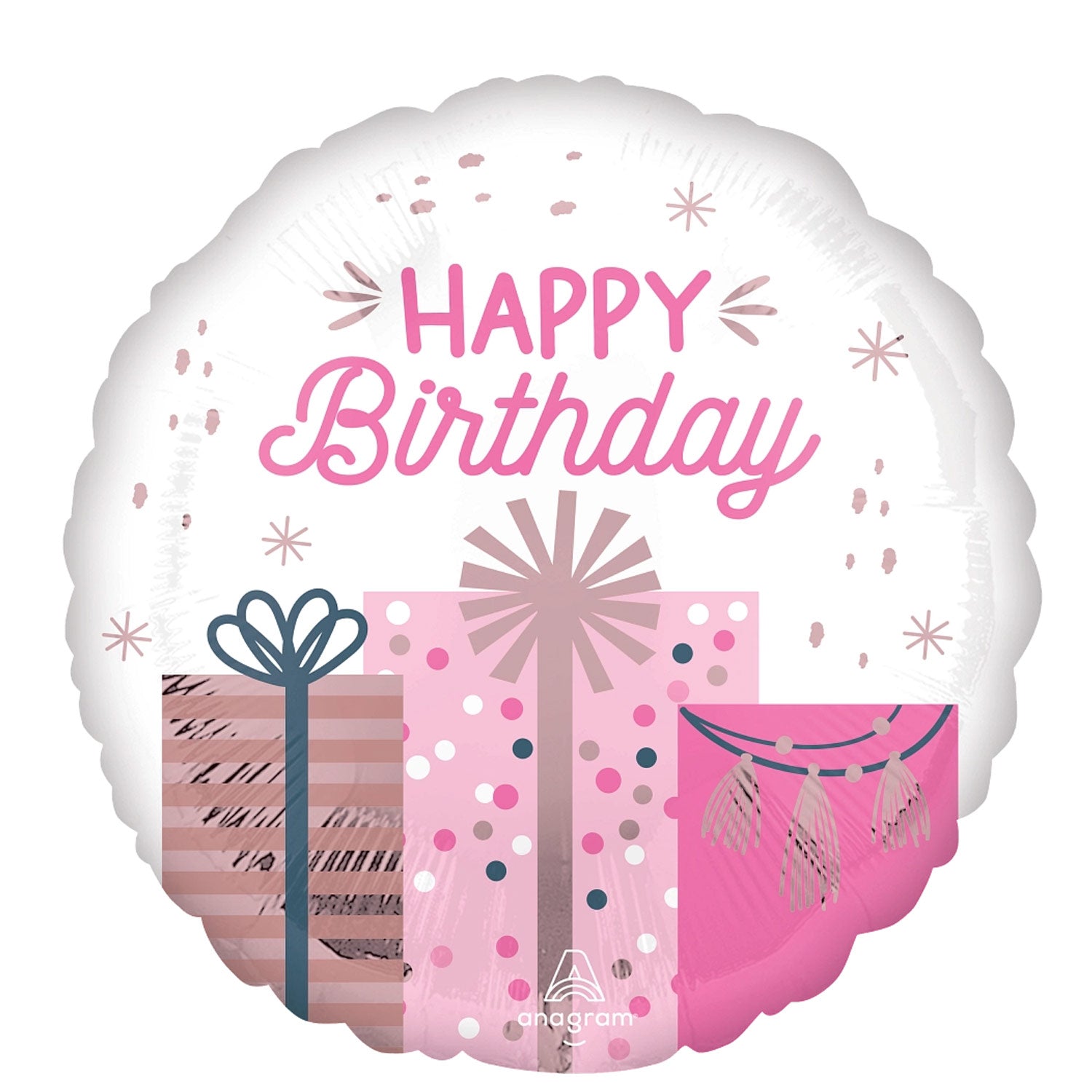 Pastel Birthday Happy Birthday Foil Balloon 18in