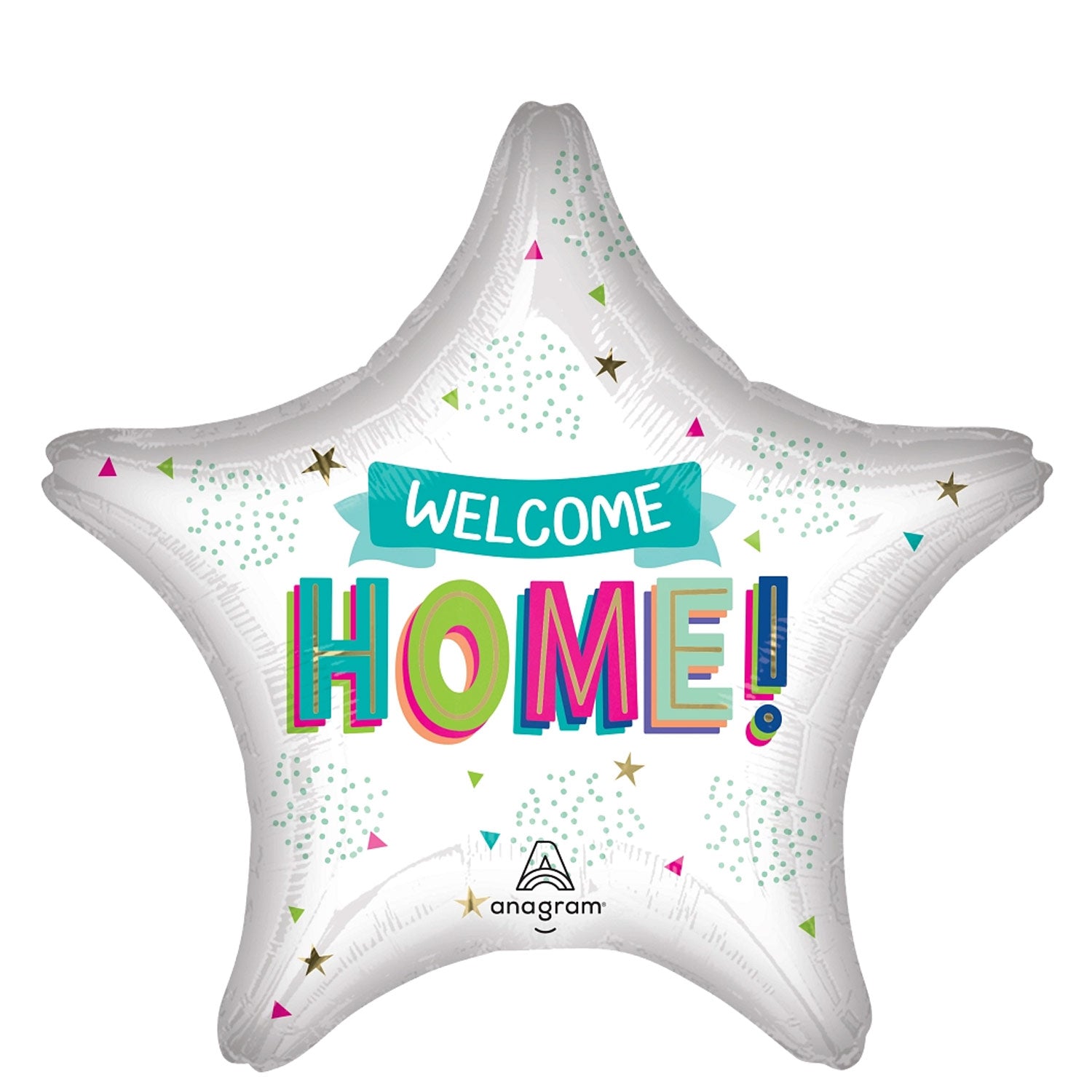 Welcome Home Star Jumbo Foil Balloon