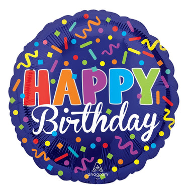 Happy Birthday Party Foil Balloons 18in