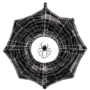 Creepy Spider Web SuperShape Foil Balloon 83x81cm
