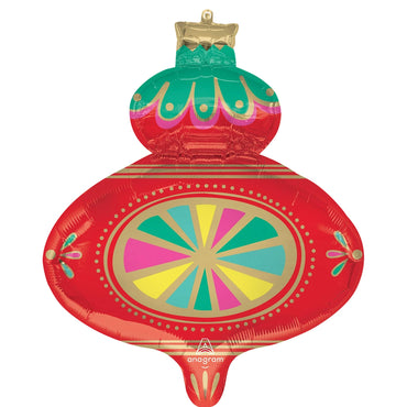 Oh What Fun Ornament Supershape Foil Balloon