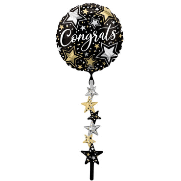 Congrats Black Silver Gold Airwalker Tail