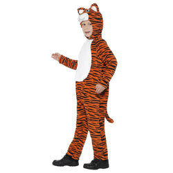 Child Tiger Animal All-in-One Orange & Black Costume