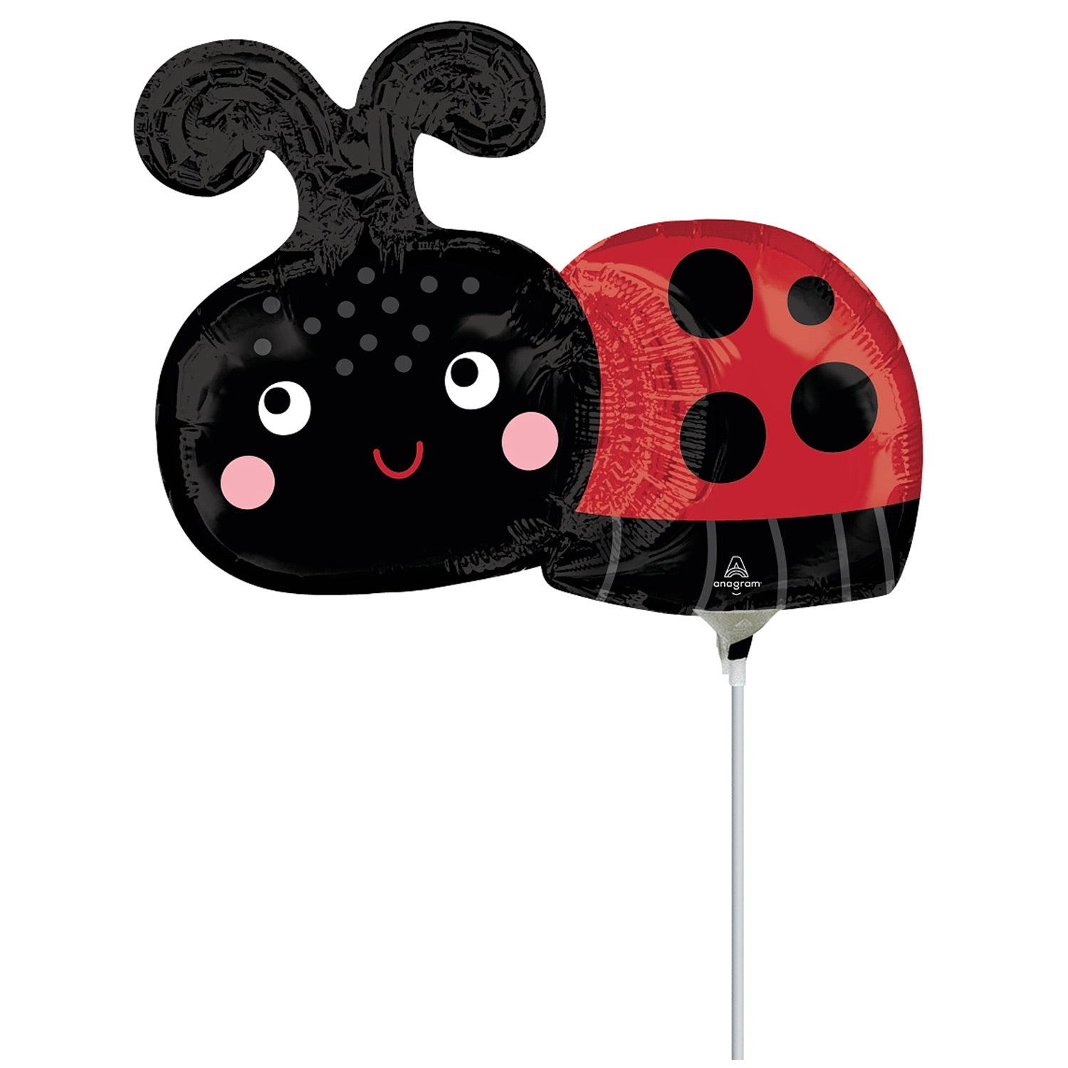 Happy Ladybug Minishape Foil Balloon