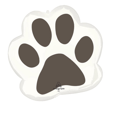 Pawsome Party Paw Print Supershape Foil Balloon