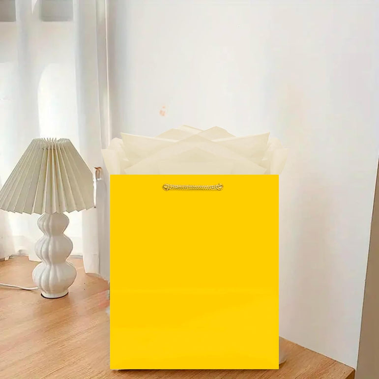 Sunshine Yellow Medium Glossy Bag