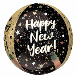 Natural Sparkle New Year Orbz Balloon