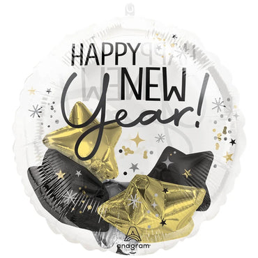 Bubbly Happy New Year Insiders Foil Balloon 20in