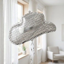 Disco Western Hat Supershape Foil Balloon Party Decoration