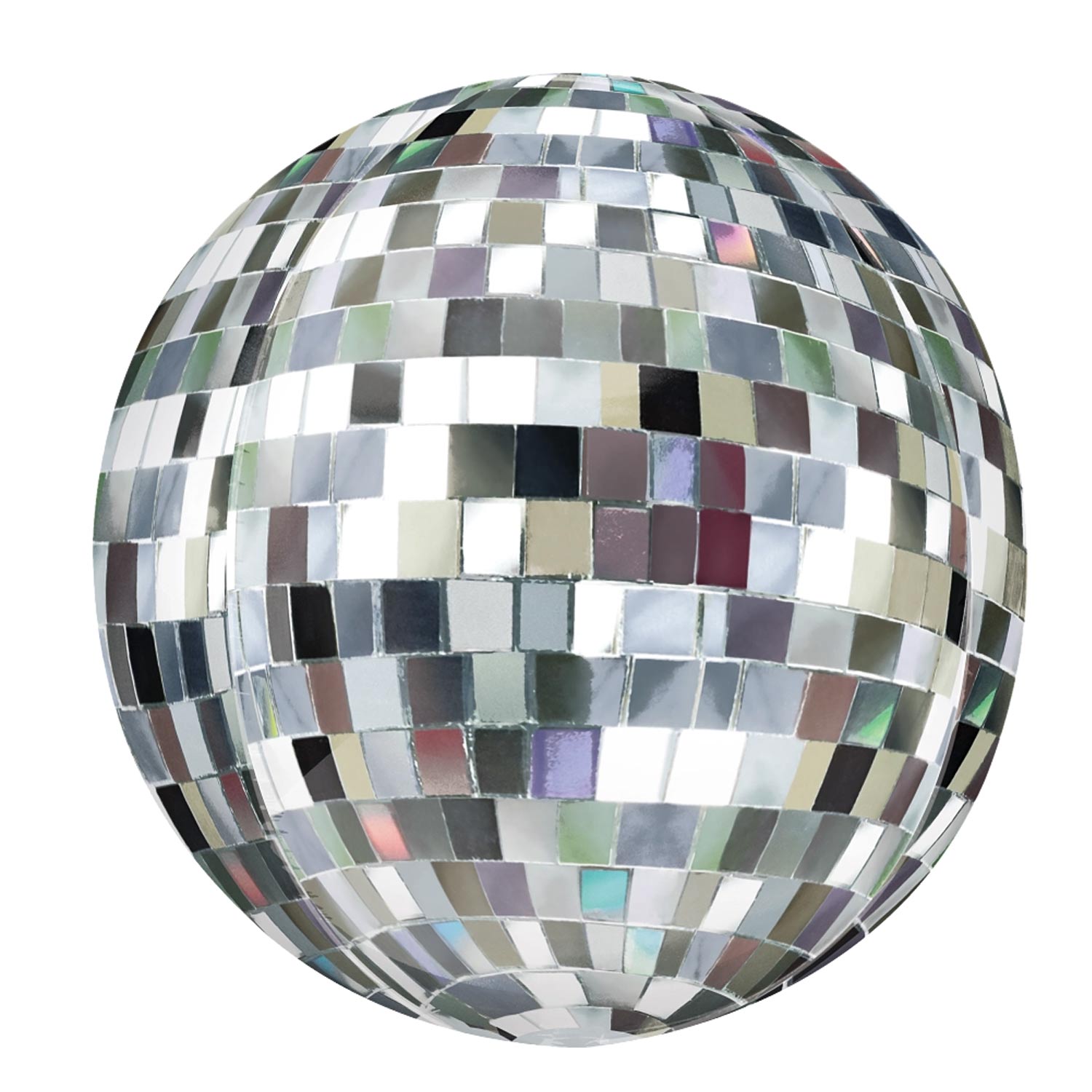 Disco Ball Orbz Balloon 15inx16in