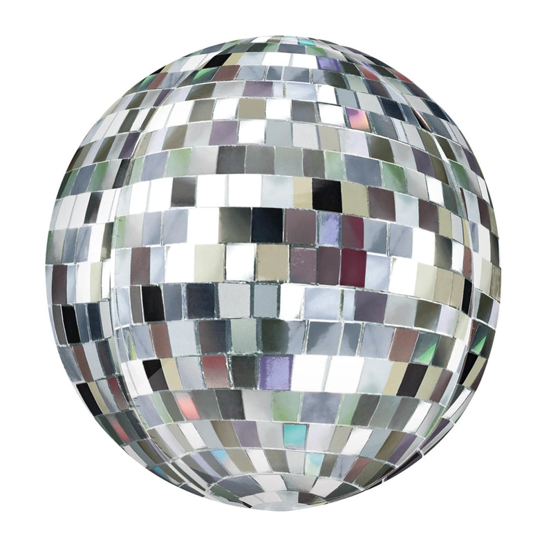 Disco Ball Orbz Balloon 15inx16in