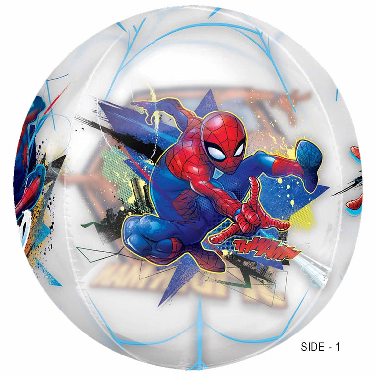 Spiderman Orbz Foil Balloon 38cmx40cm