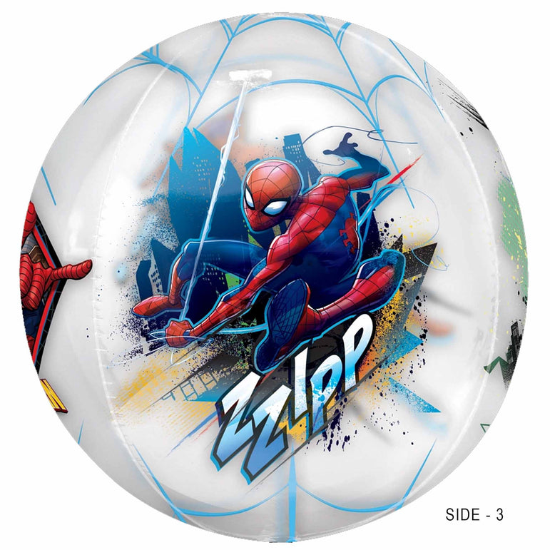 Spiderman Orbz Foil Balloon 38cmx40cm